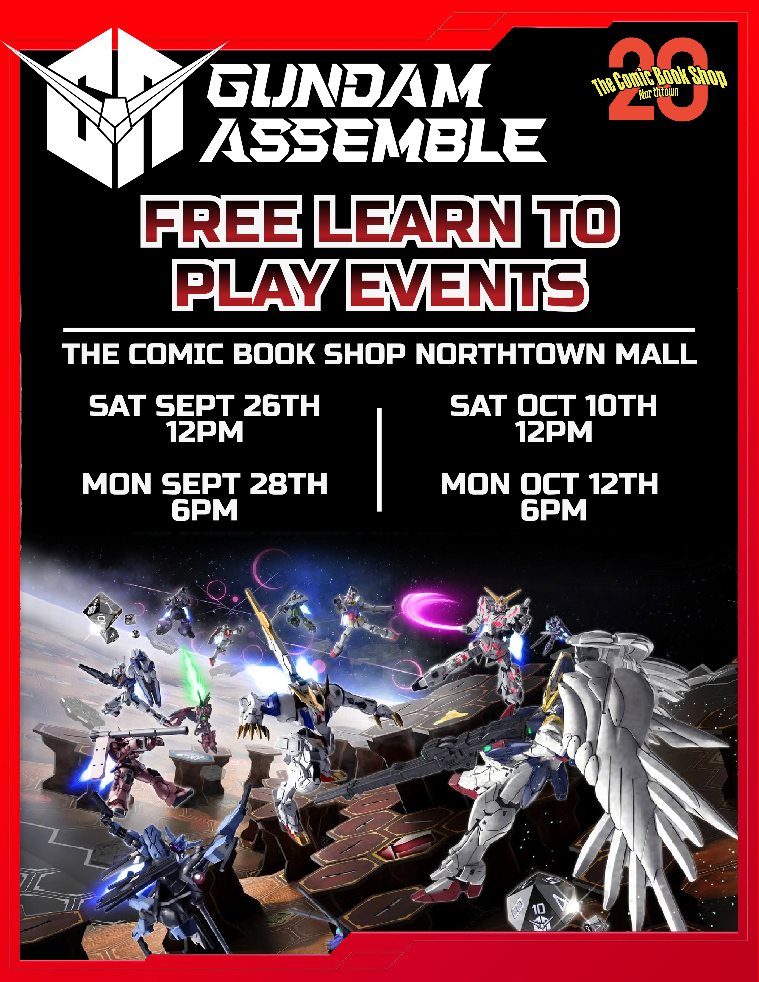 Gundam Assemble Learn to Play Events