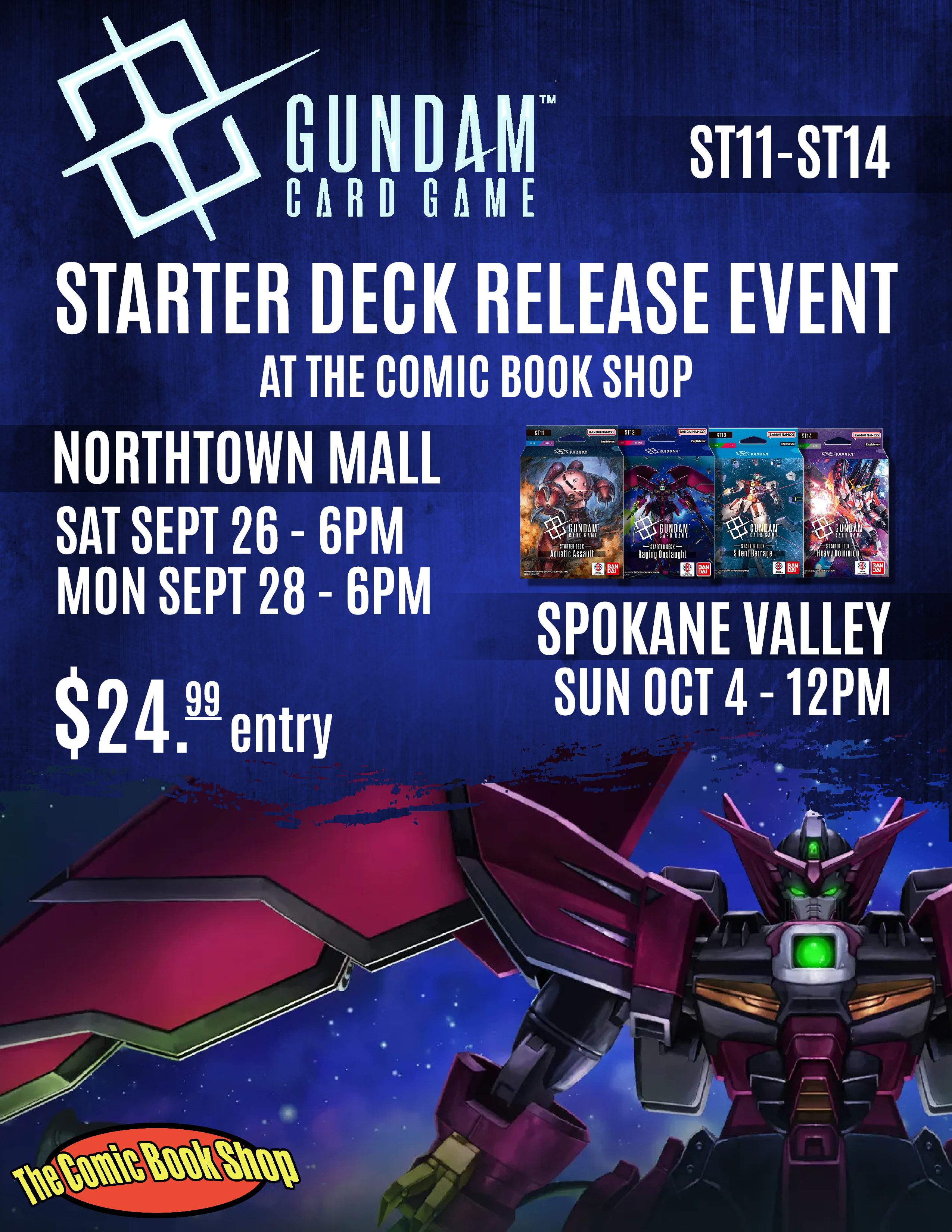 Gundam ST11-ST14 Release Event
