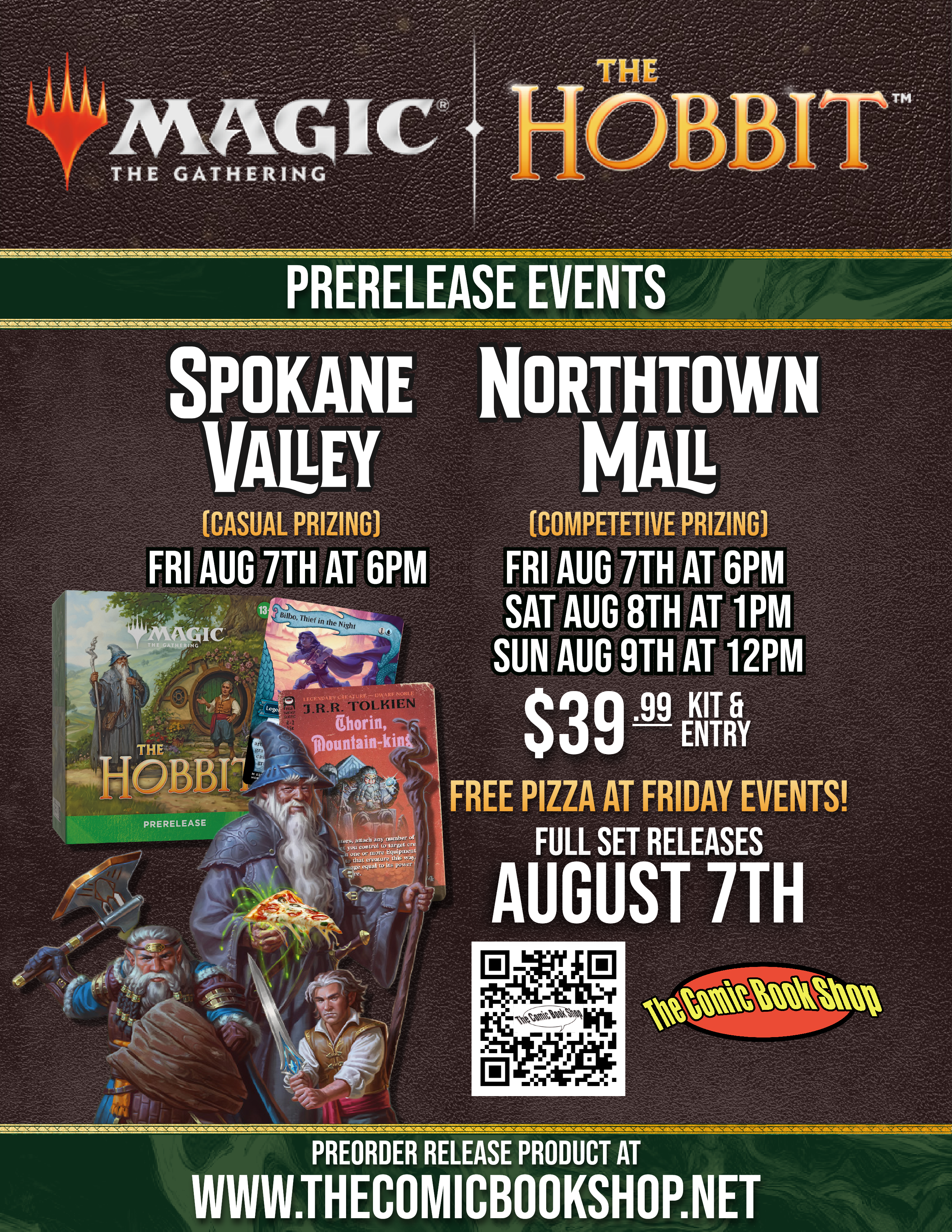 Magic the Gathering The Hobbit Prerelease Events