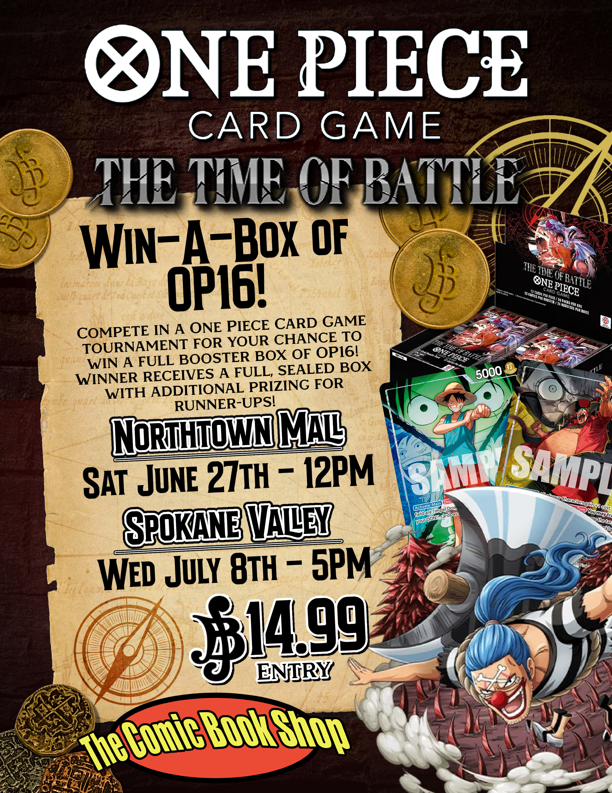 One Piece Win a Box of OP16