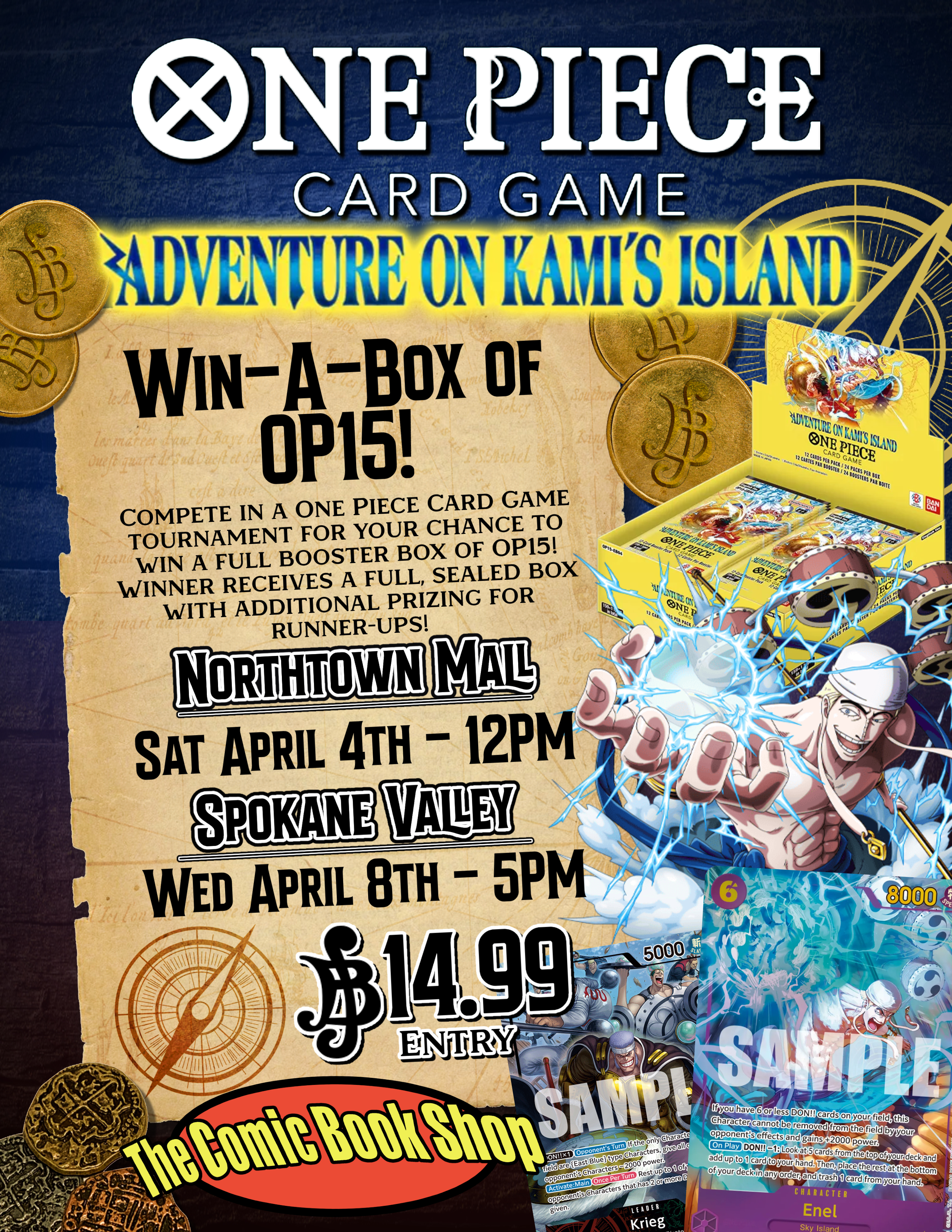 OP15 Win A Box events