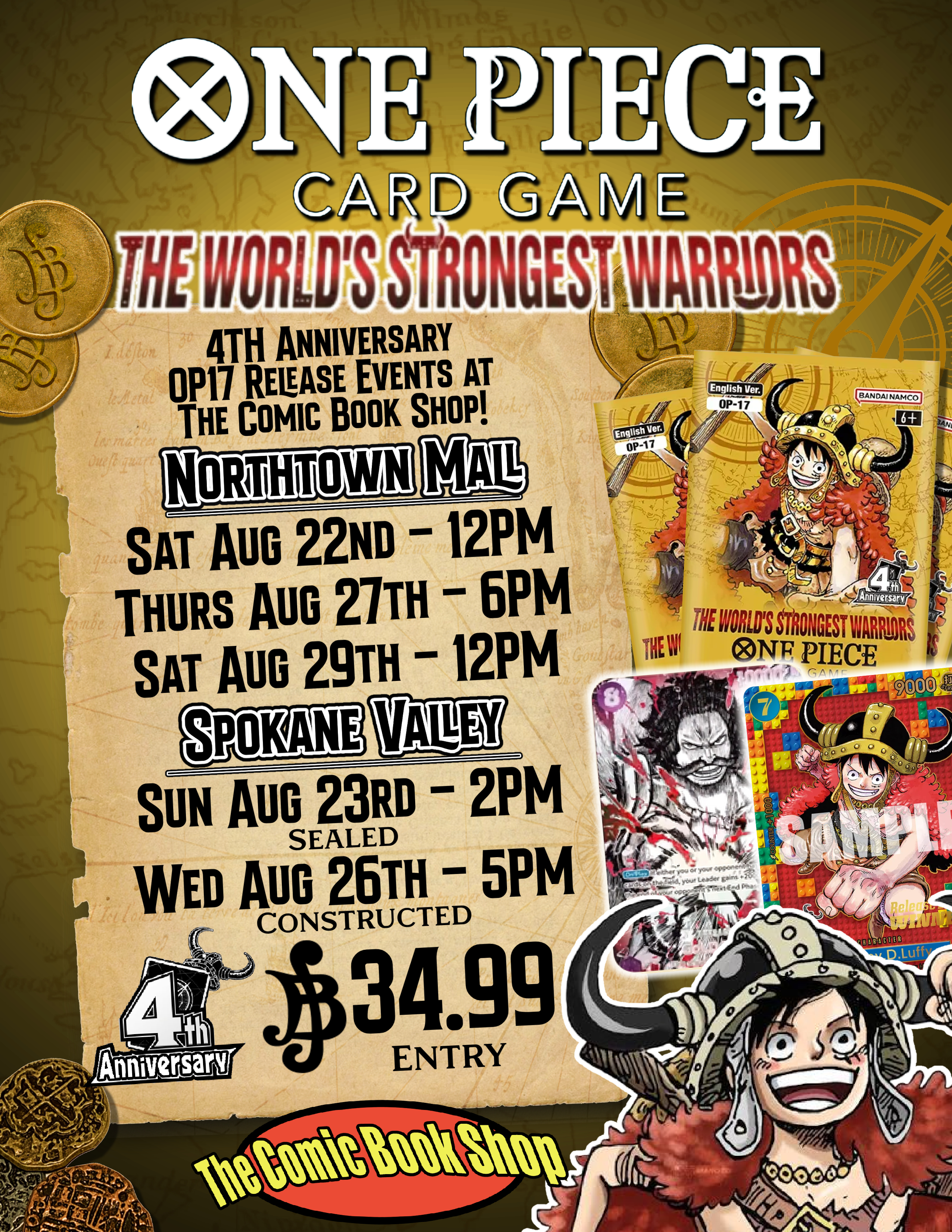One Piece 4th Anniversary OP17 Release Event