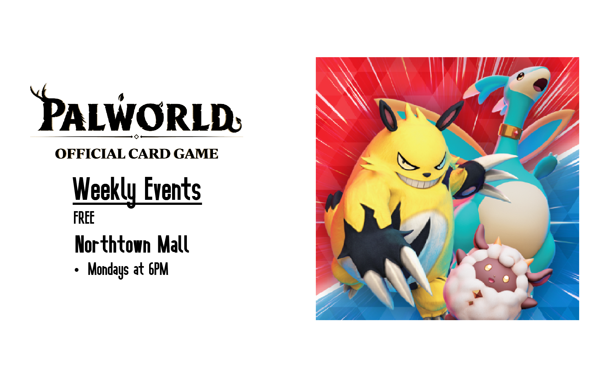 Palworld TCG Weekly Events Sept 2026