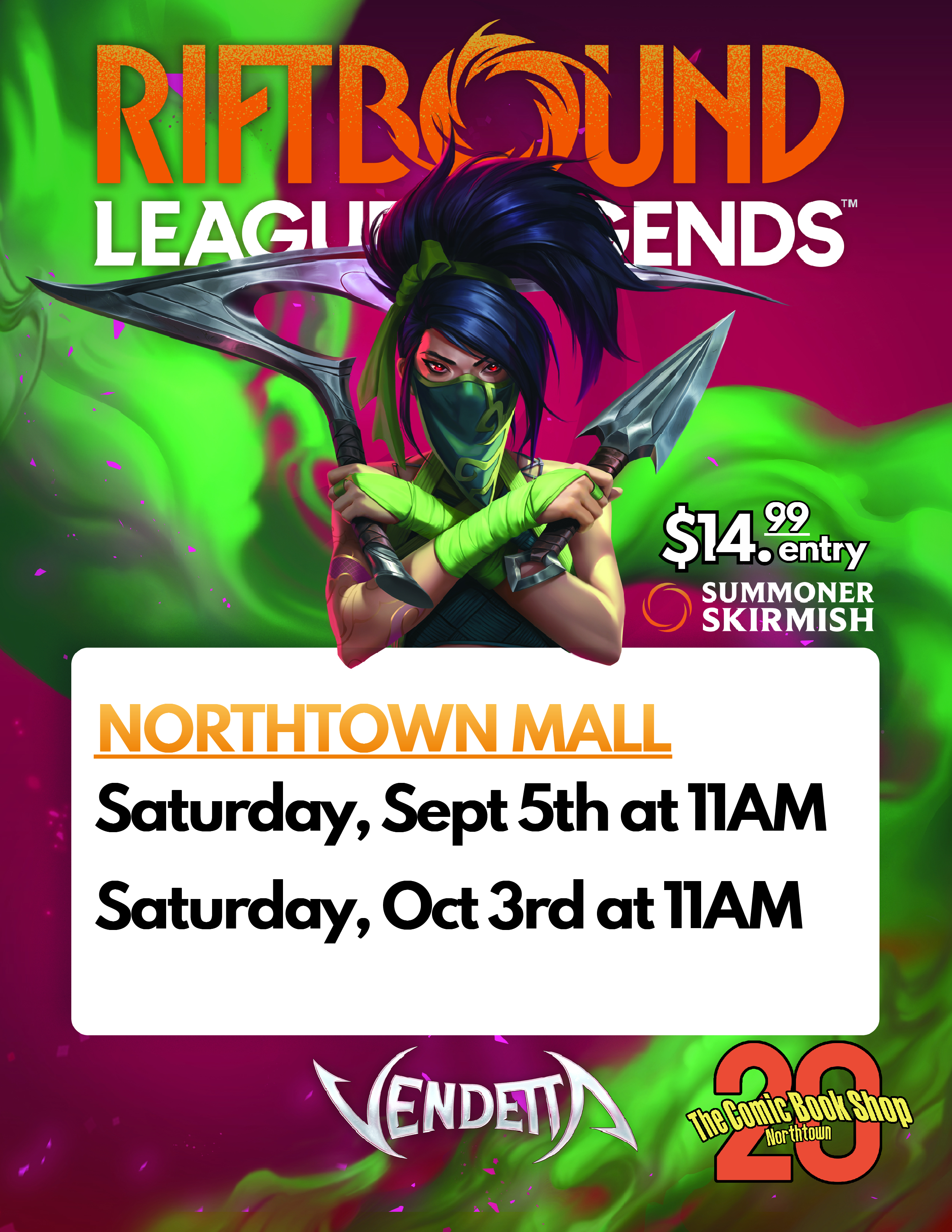 Riftbound Vendetta Summoners Skirmish Events NorthTown