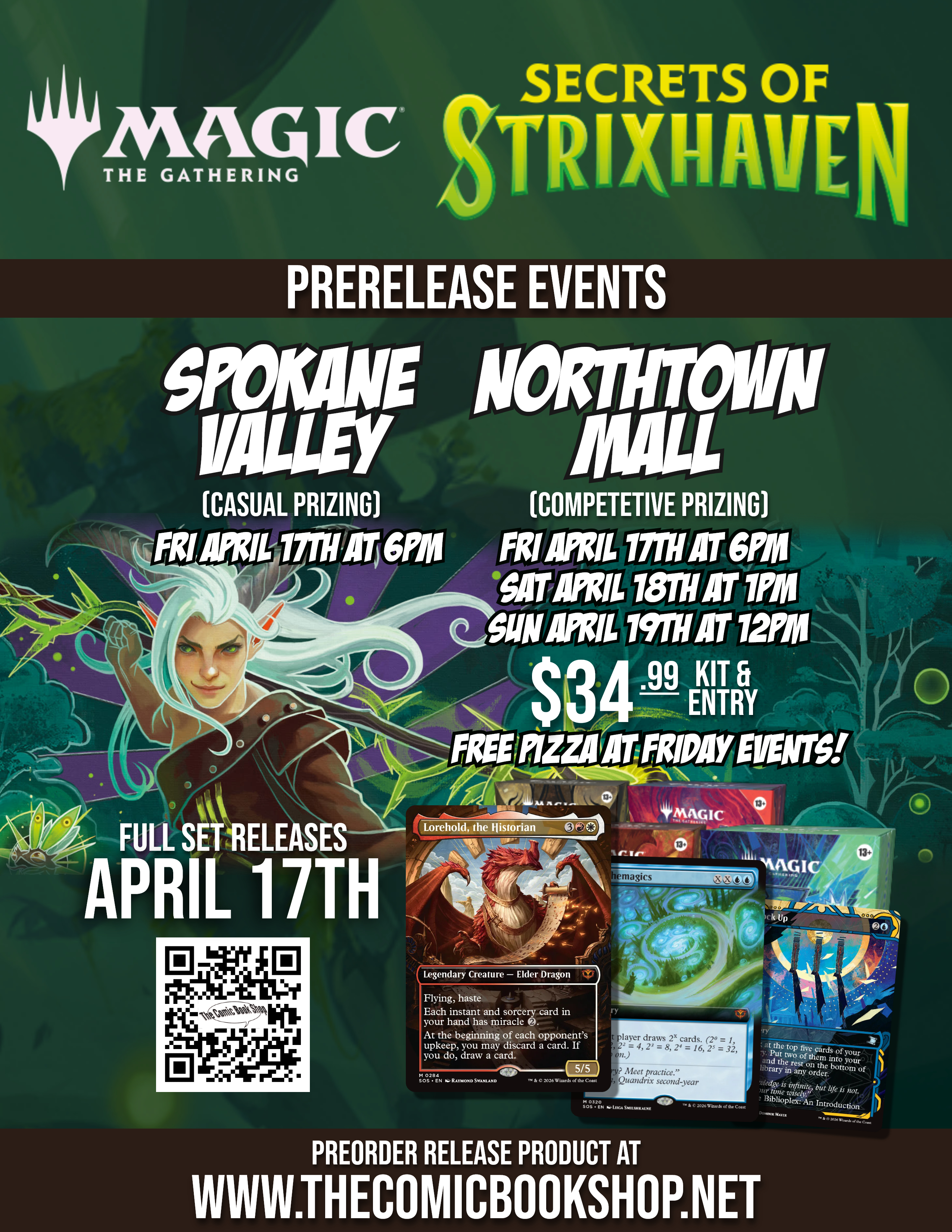 Magic the Gathering Secrets of Strixhaven Prerelease